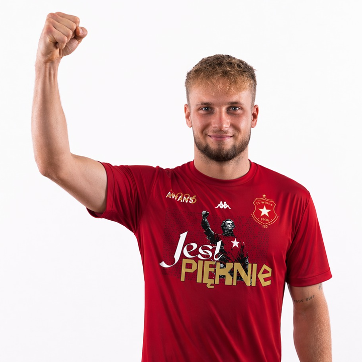 Kappa koszulka Awans 2026 - czerwona - Official FanShop - TS Wisła Kraków SA
