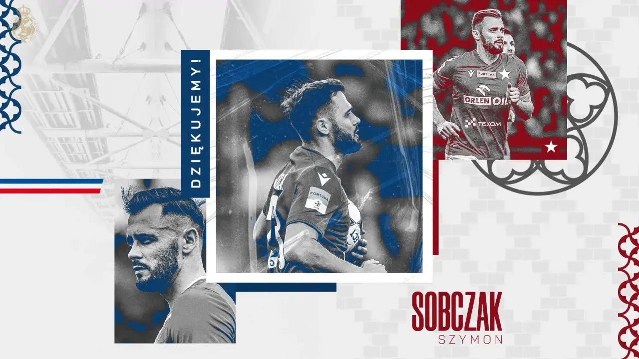 Zdjęcie: Szymon Sobczak żegna się z Wisłą Kraków