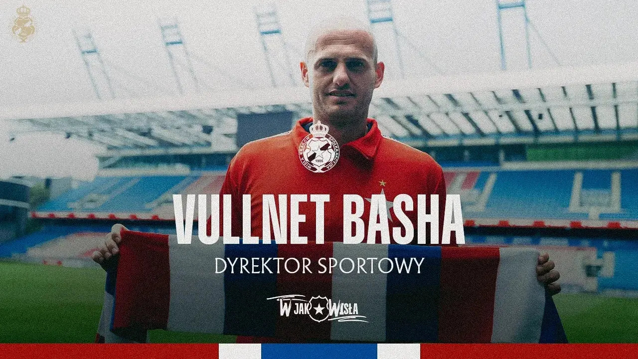 Zdjęcie: Vullnet Basha zostaje w Wiśle Kraków w roli dyrektora sportowego