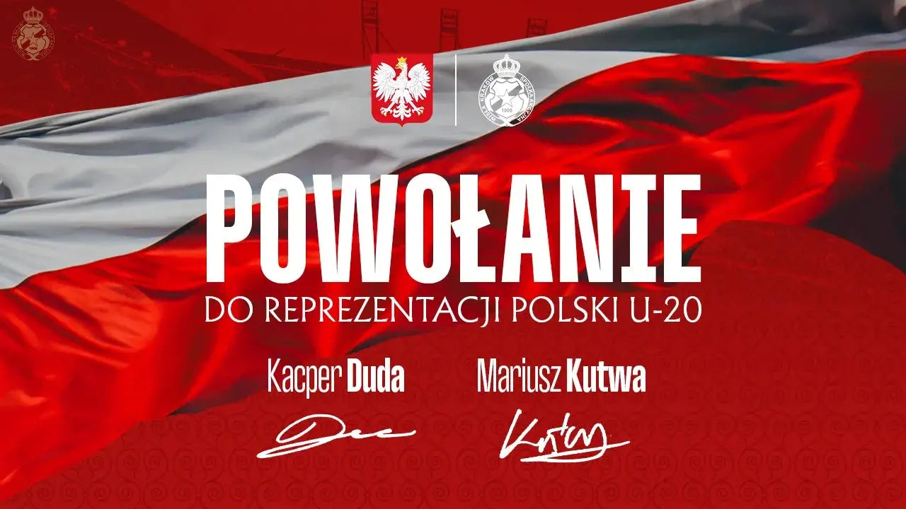 Zdjęcie: Kacper Duda i Mariusz Kutwa z powołaniem do reprezentacji Polski U-20