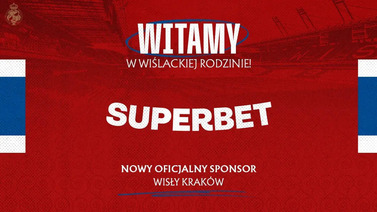 Zdjęcie: Superbet dołącza do Sponsorów Wisły Kraków