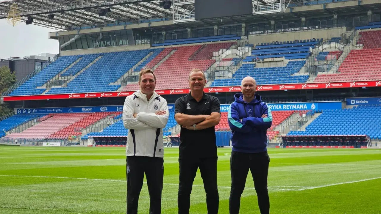 Zdjęcie: Przedstawiciele Espanyolu Barcelona z wizytą w Akademii Wisły