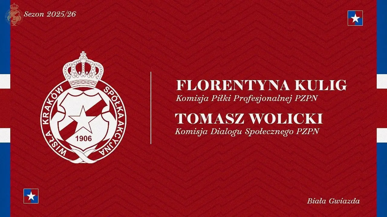 Zdjęcie: Florentyna Kulig i Tomasz Wolicki w komisjach PZPN
