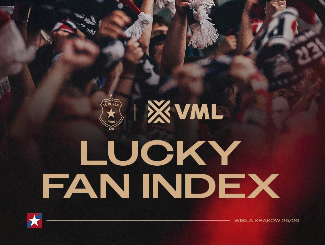 Wisła Kraków policzyła szczęście przynoszone jej przez kibiców – startuje Lucky Fan Index. - Wisła Kraków® Official Platform