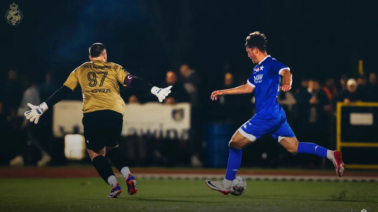 Zdjęcie: Wisła II Kraków przed spotkaniem ligowym z Wiślanami Skawina