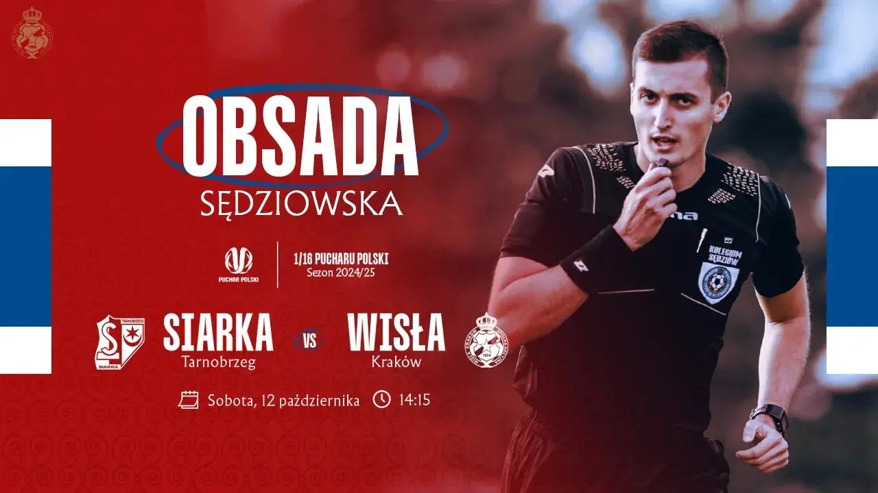 Zdjęcie: Piotr Szypuła sędzią głównym w meczu 1/16 #SIAWIS