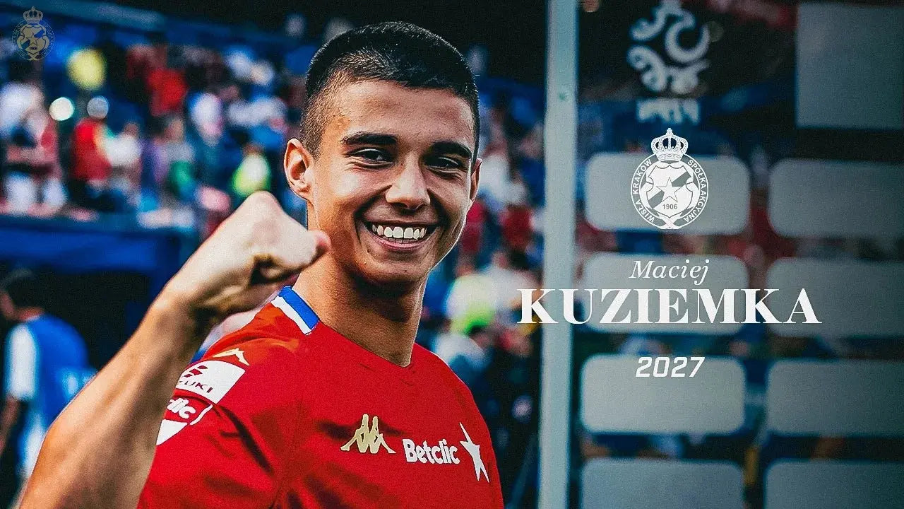 Zdjęcie: Maciej Kuziemka z Wisłą na dłużej