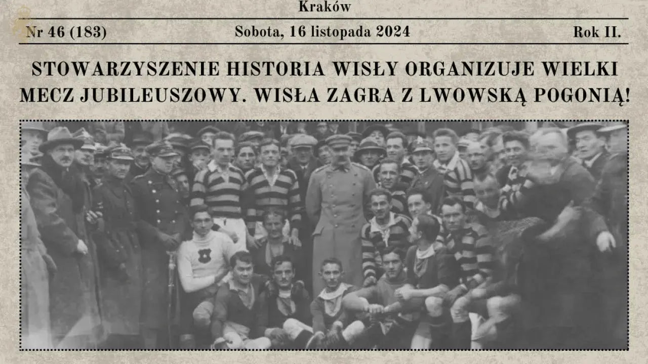 Zdjęcie: Retro mecz: Wisła - Pogoń Lwów