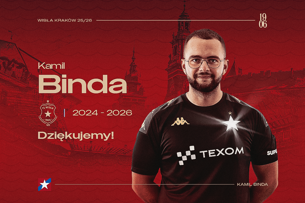 Kamil Binda odchodzi z Wisły Kraków