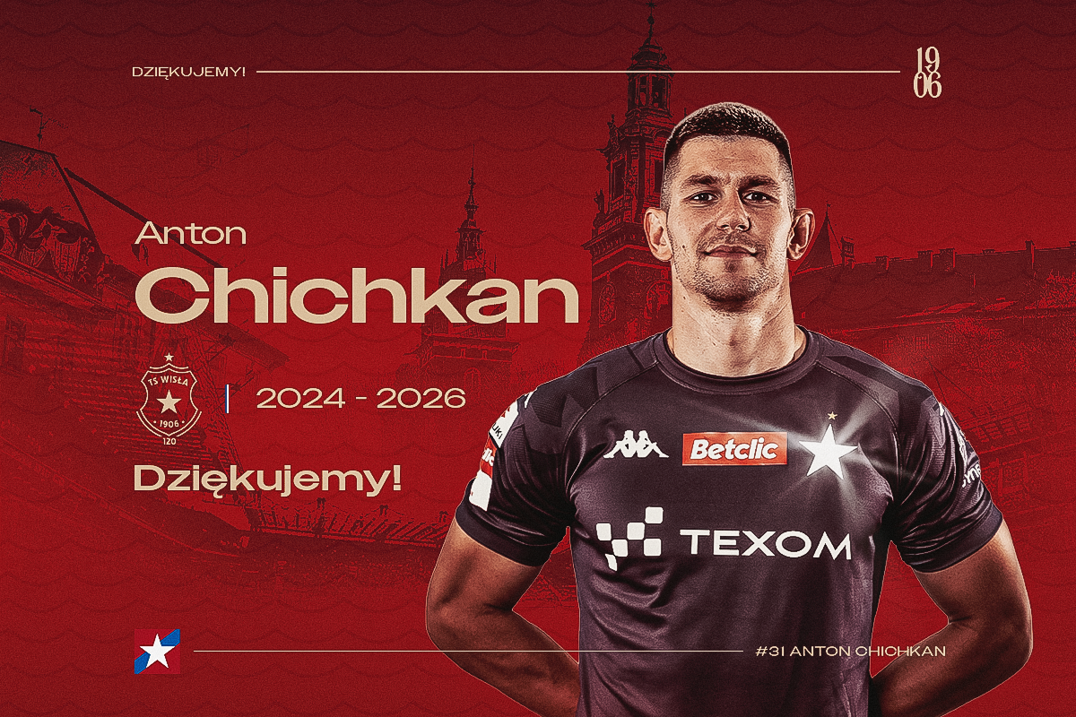 Anton Chichkan odchodzi z Wisły Kraków
