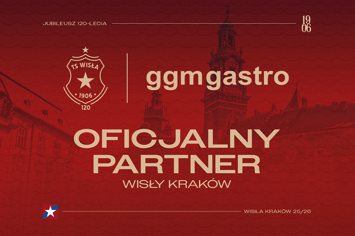 GGM Gastro Oficjalnym Partnerem Wisły Kraków - Wisła Kraków® Official Platform