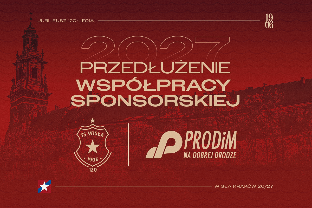 PRODiM przedłuża współpracę z Wisłą Kraków