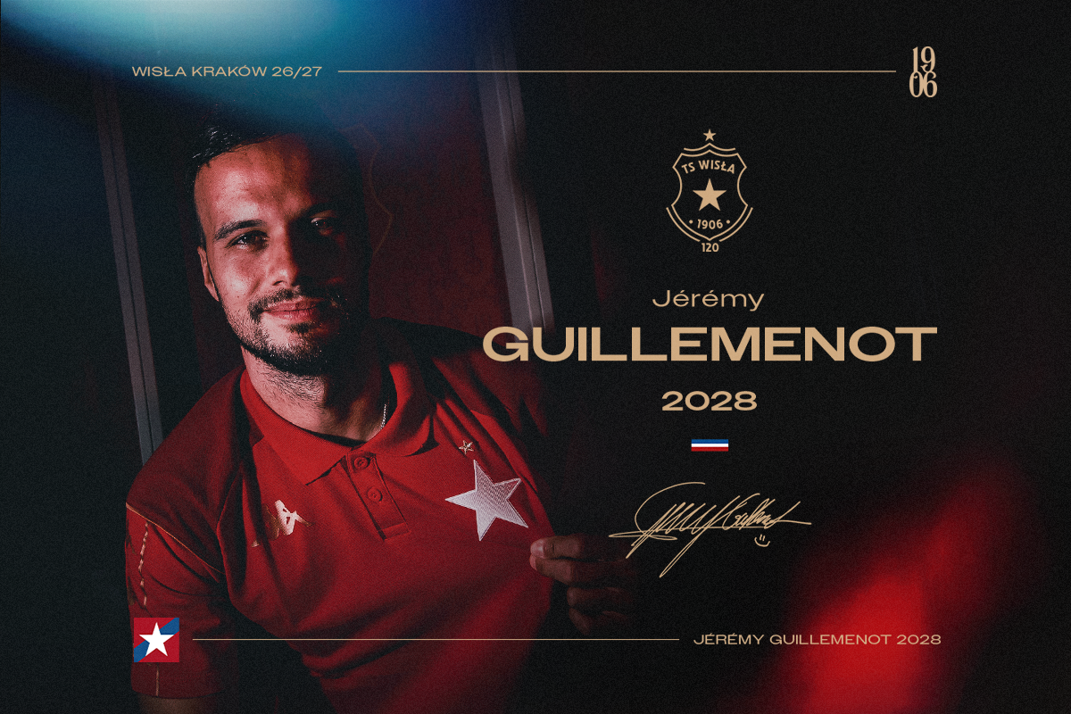 Jérémy Guillemenot zawodnikiem Wisły Kraków