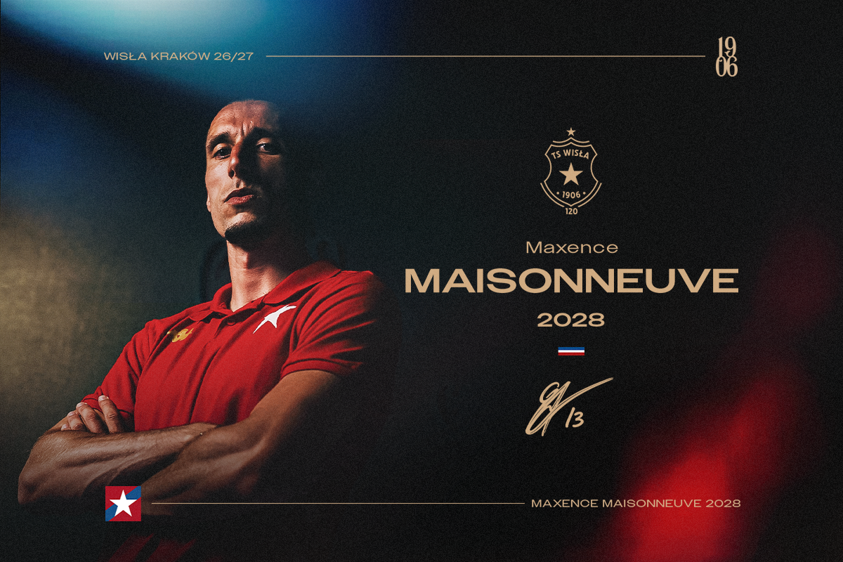 Maxence Maisonneuve zawodnikiem Wisły Kraków