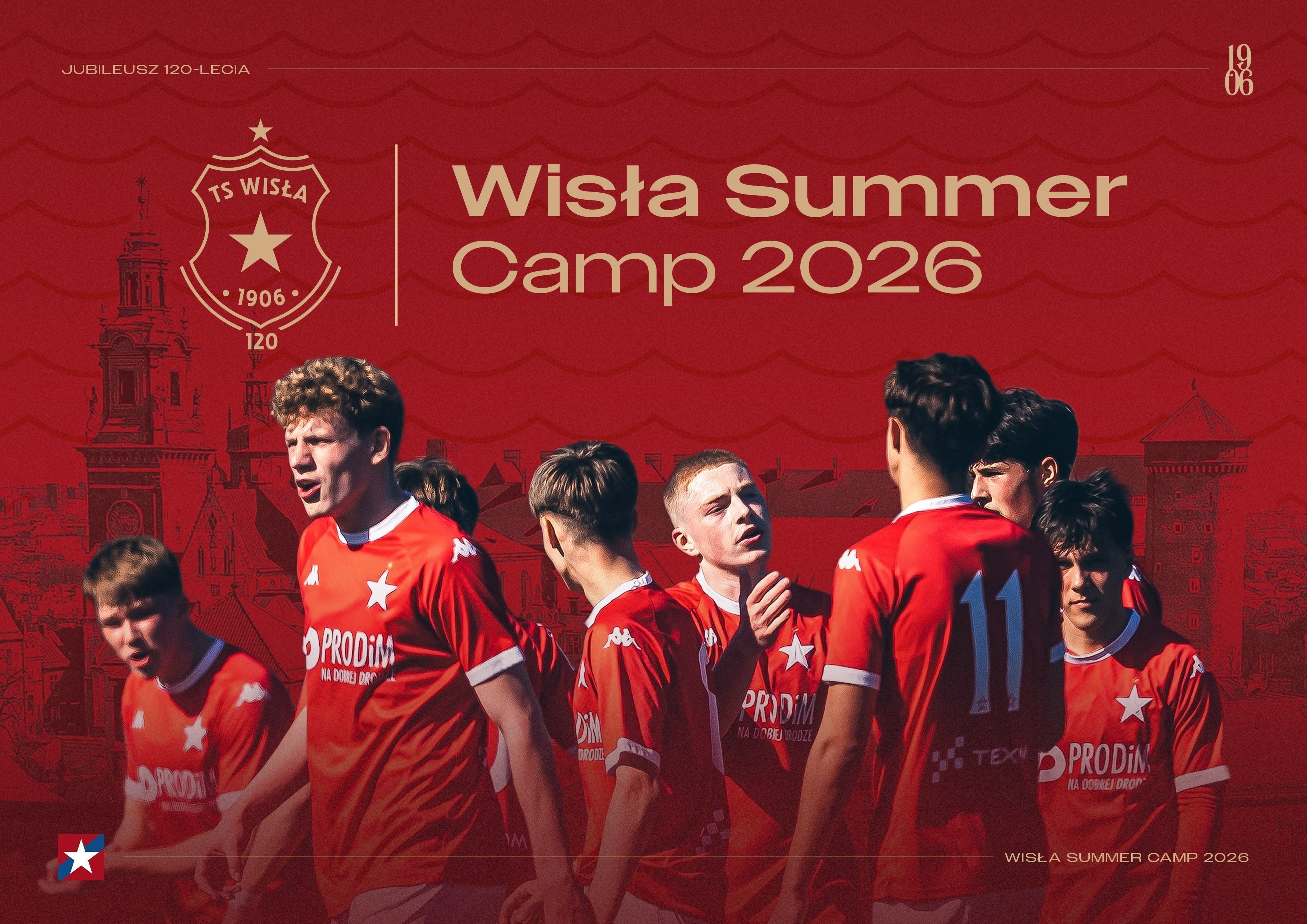 Wisła SUMMER CAMP 2026 – wakacyjne półkolonie dla najmłodszych na stadionie Wisła Kraków