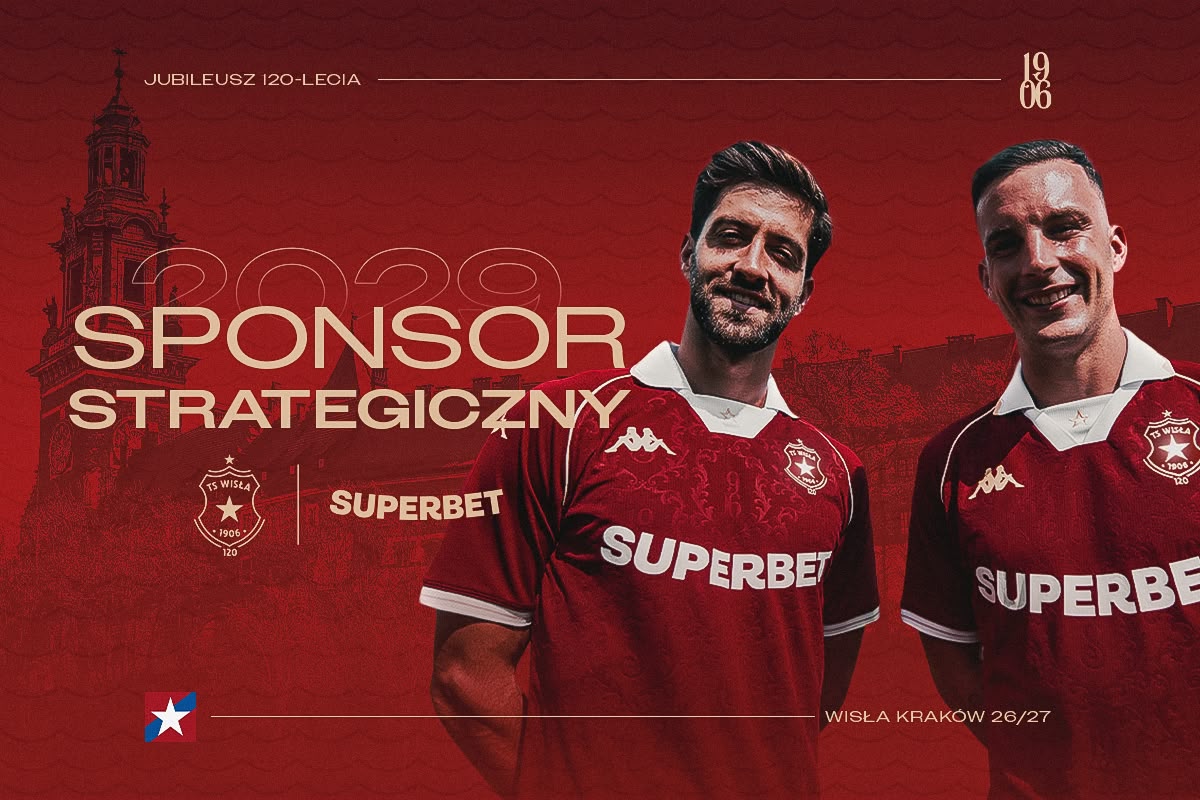 Superbet Sponsorem Strategicznym Wisły Kraków