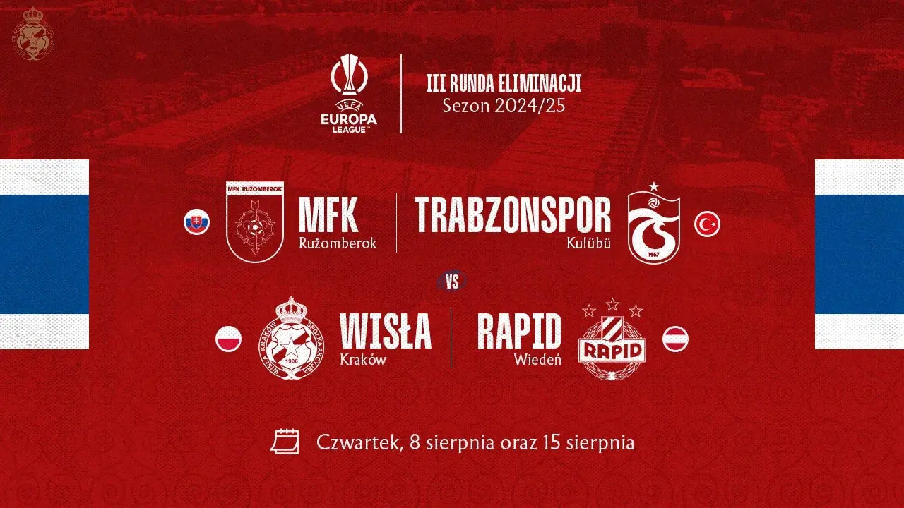 Zdjęcie: Znamy potencjalnego rywala Wisły w III rundzie eliminacji do Ligi Europy