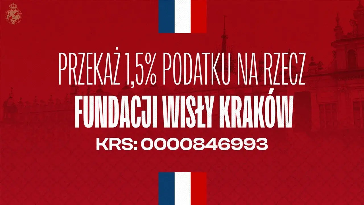 Zdjęcie: Przekaż 1,5% na rozwój Akademii Wisły Kraków!