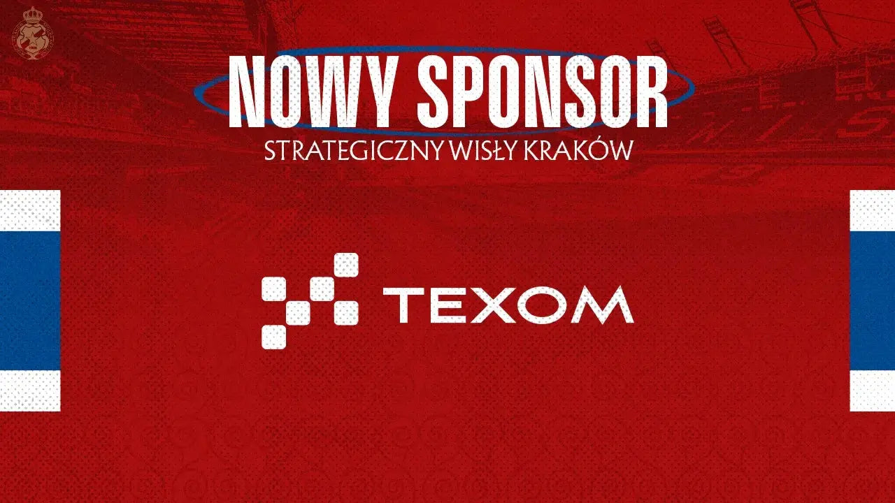 Zdjęcie: TEXOM Sponsorem Strategicznym Wisły Kraków!