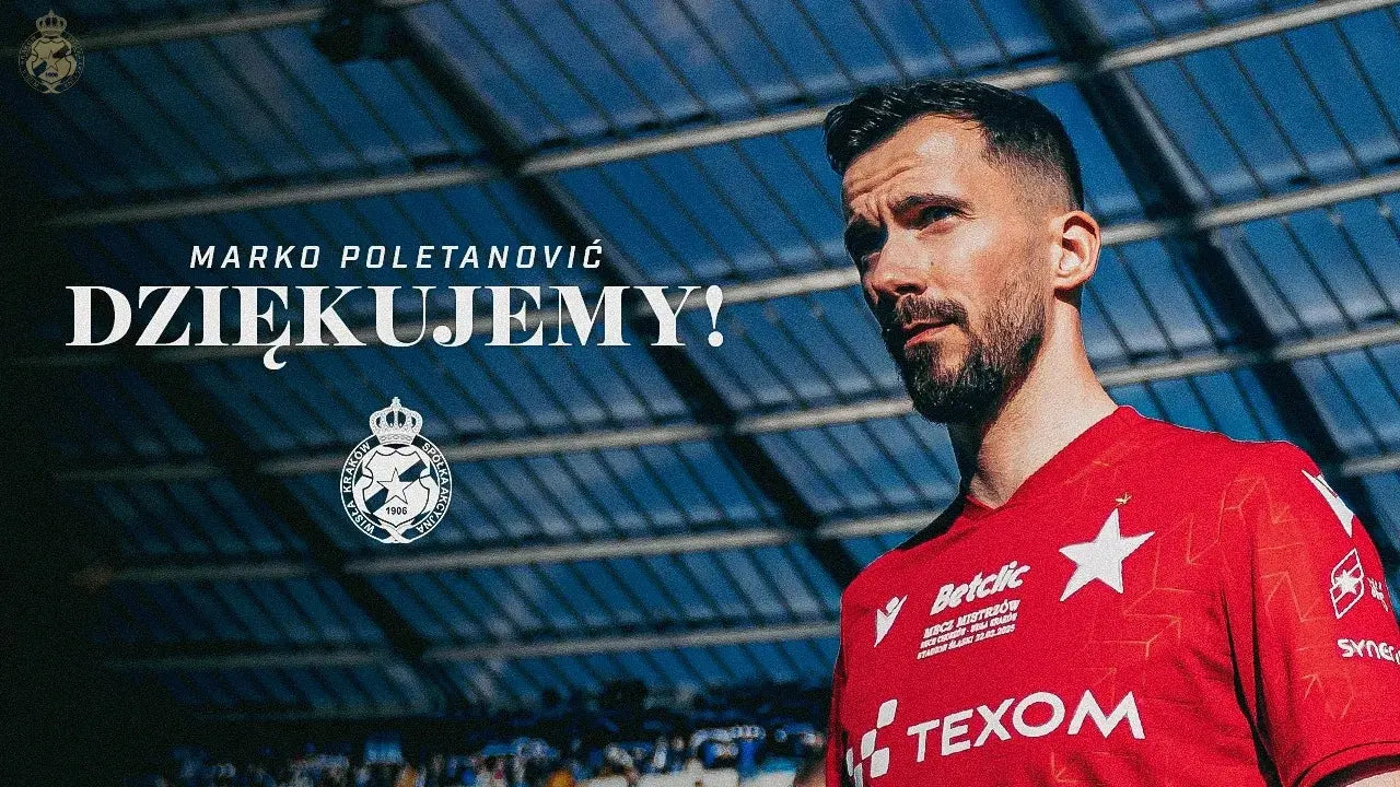 Zdjęcie: Marko Poletanović opuszcza Wisłę Kraków