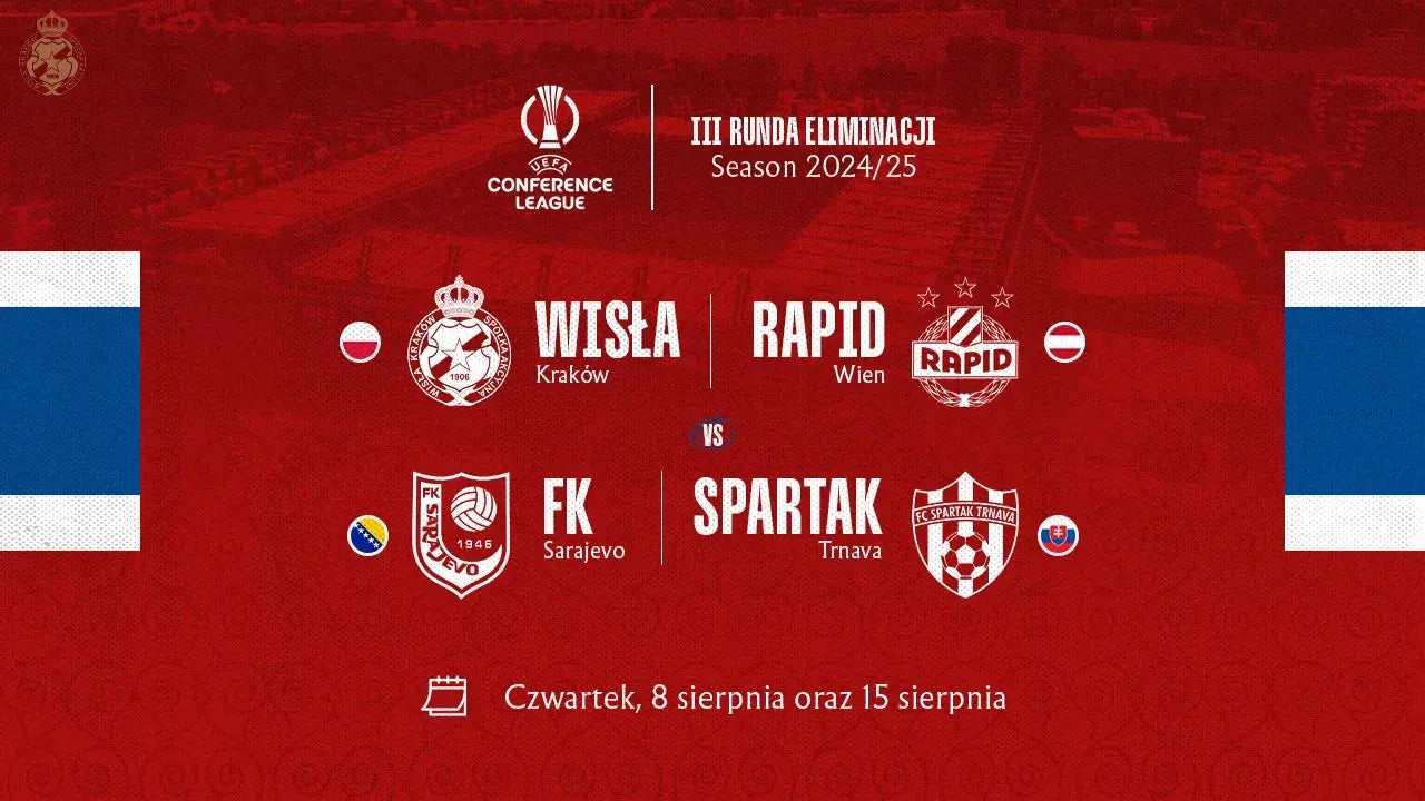 Zdjęcie: Wyniki losowania w III rundzie eliminacji do Ligi Konferencji