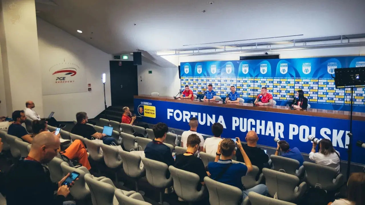 Zdjęcie: Konferencja prasowa przed finałem FORTUNA Pucharu Polski