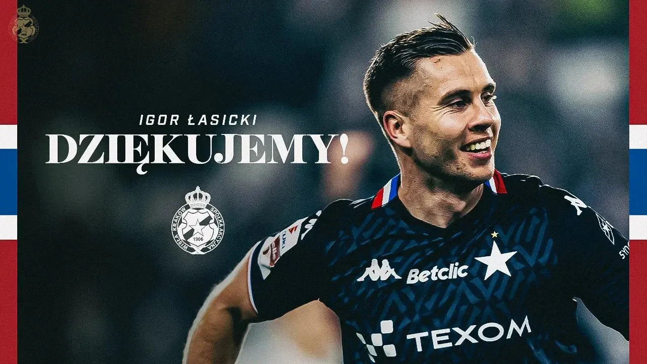 Zdjęcie: Igor Łasicki opuszcza Wisłę Kraków