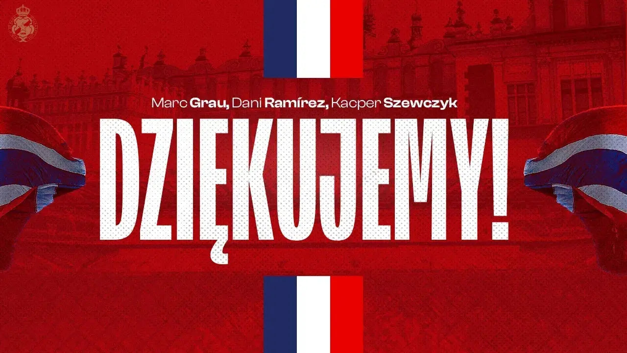 Zdjęcie: Marc Grau, Daniel Ramirez i Kacper Szewczyk odchodzą z Wisły Kraków