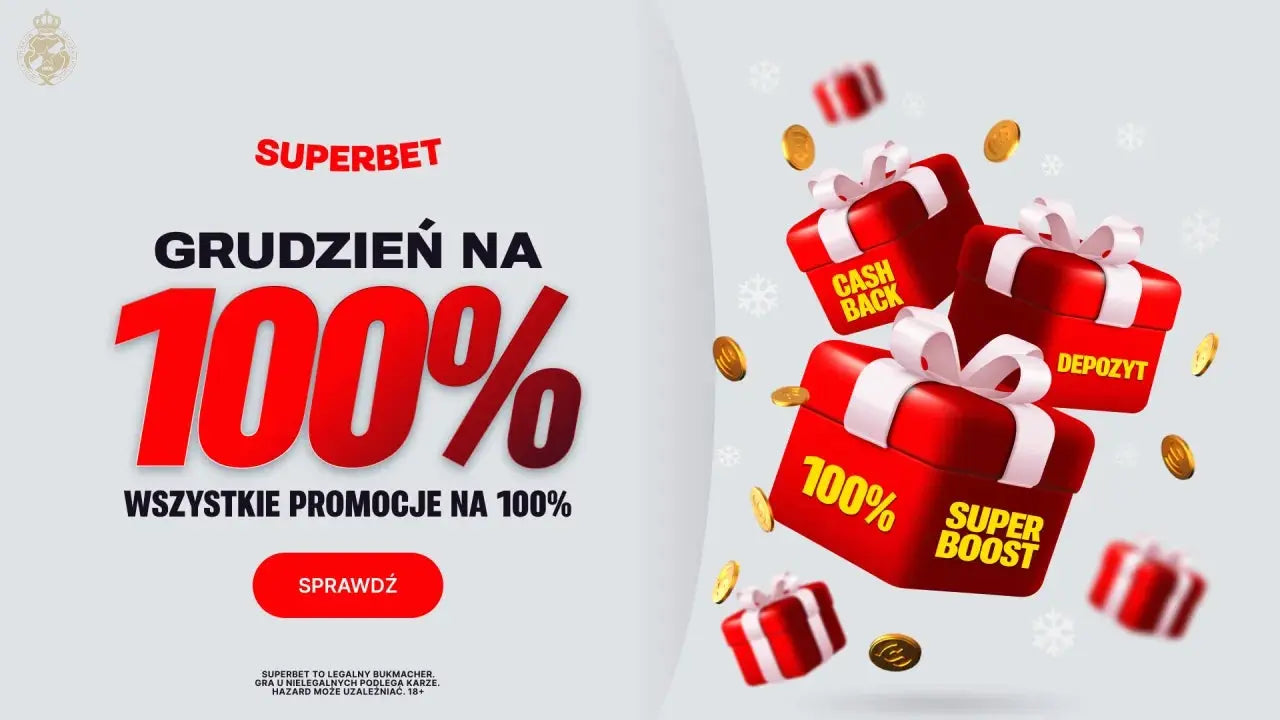Zdjęcie: Grudzień na 100%! Aż do świąt codziennie nowa promocja od Superbet