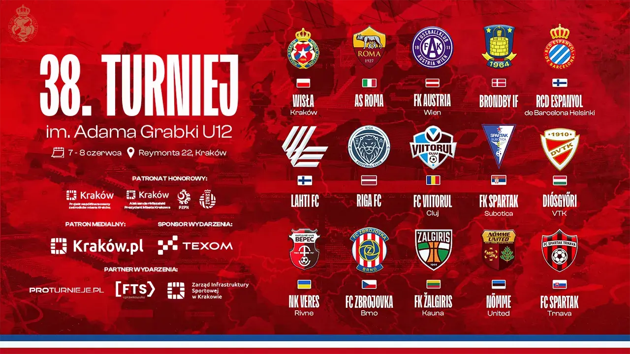 Zdjęcie: Młodzi zawodnicy z całej Europy opanują Kraków! 38. Turniej im. Adama Grabki już 7–8 czerwca