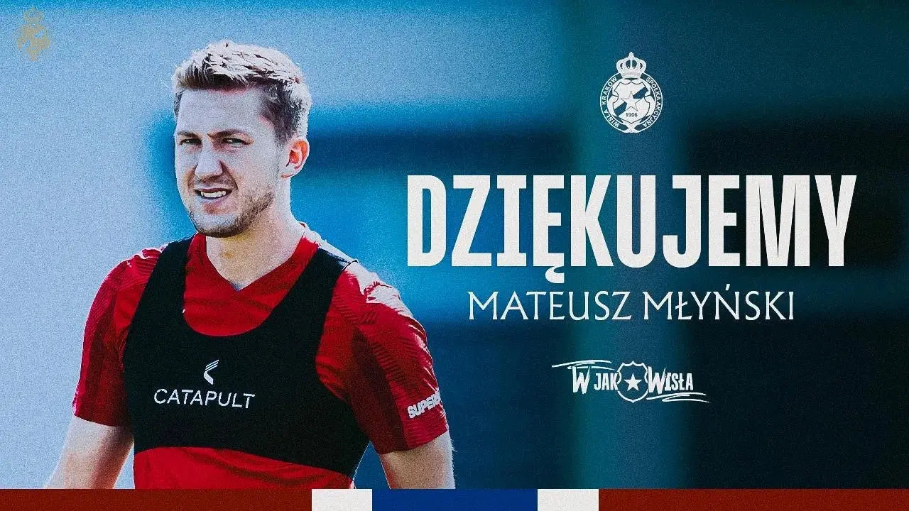 Zdjęcie: Mateusz Młyński nie jest już piłkarzem Wisły Kraków