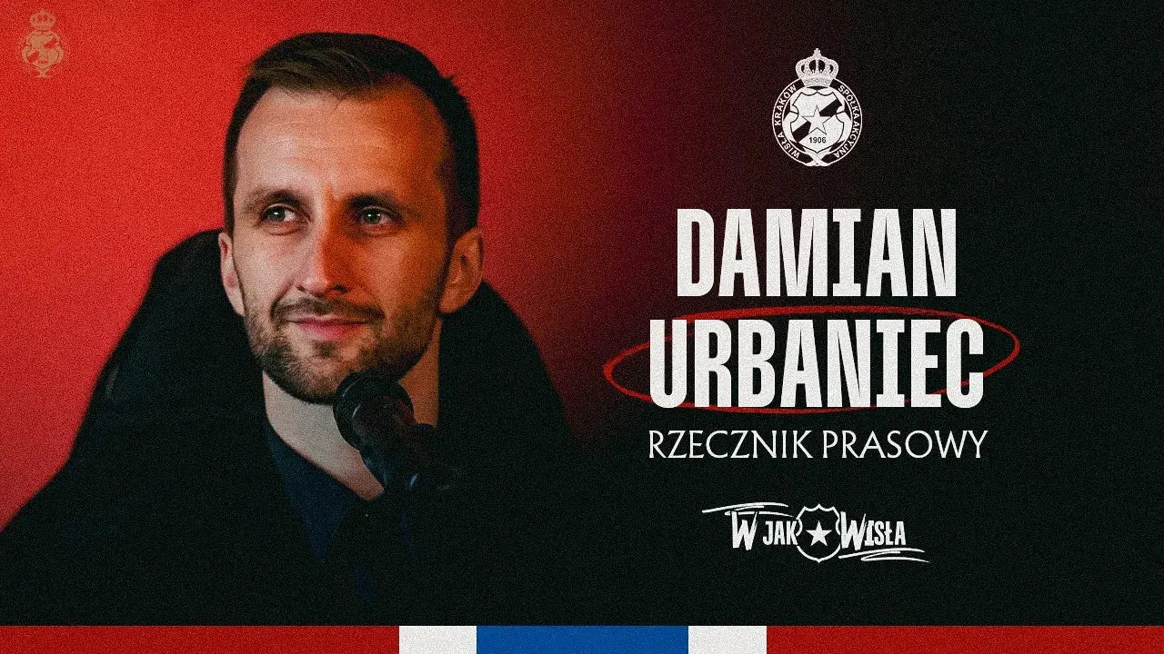 Zdjęcie: Damian Urbaniec nowym rzecznikiem prasowym Wisły Kraków