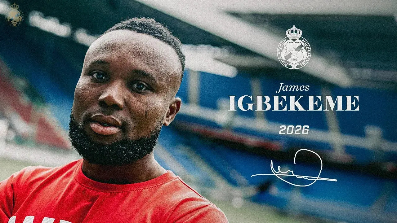 Zdjęcie: James Igbekeme zawodnikiem Wisły Kraków!