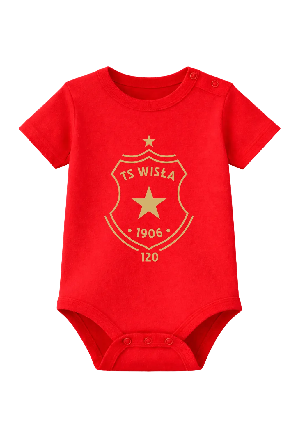Body dziecięce Herb 120 - czerwone - Wisła Kraków® Official Platform