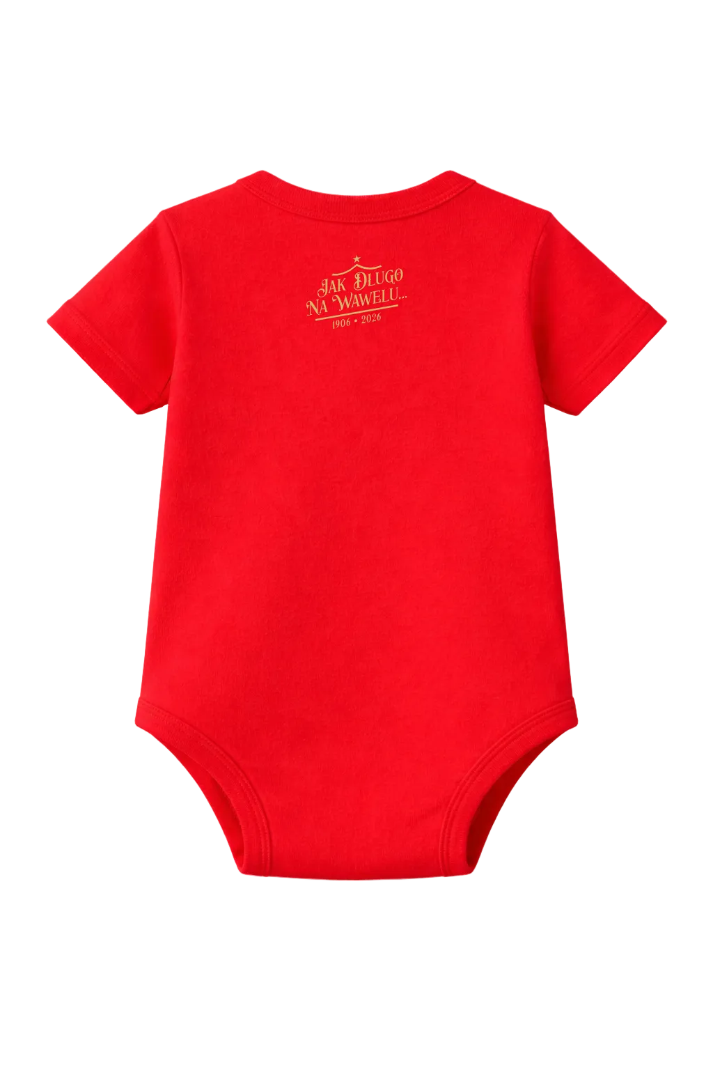 Body dziecięce Herb 120 - czerwone - Wisła Kraków® Official Platform