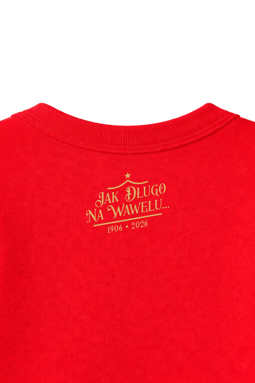 Body dziecięce Herb 120 - czerwone - Wisła Kraków® Official Platform