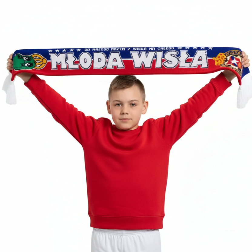 Szalik dziecięcy Młoda Wisła TS Wisła Kraków SA