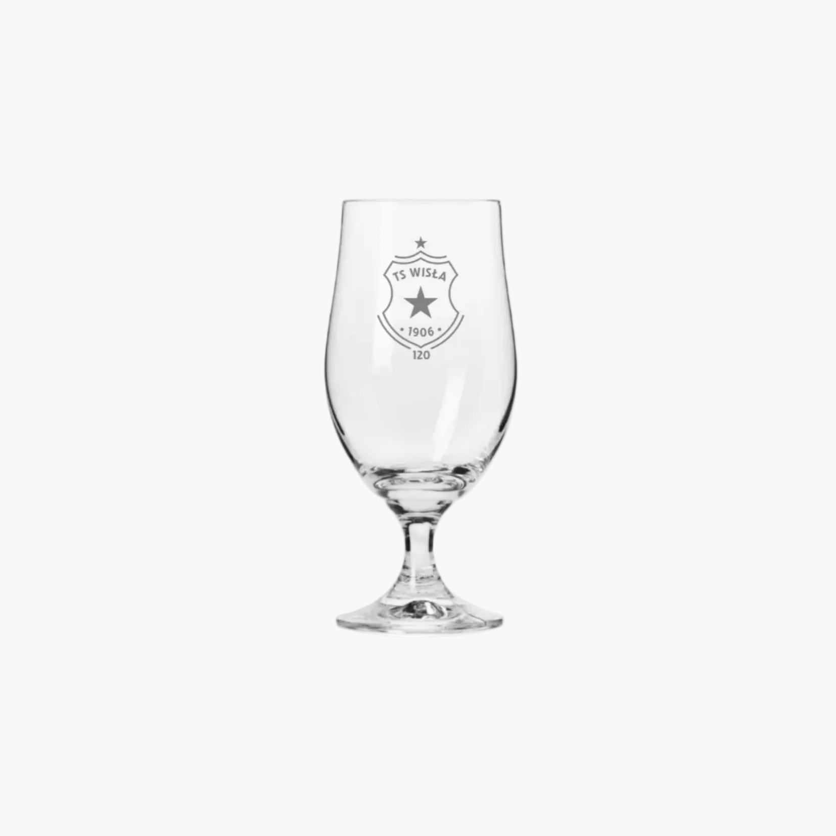 Szklanka do piwa na stopce - herb 330ml - Wisła Kraków® Official Platform