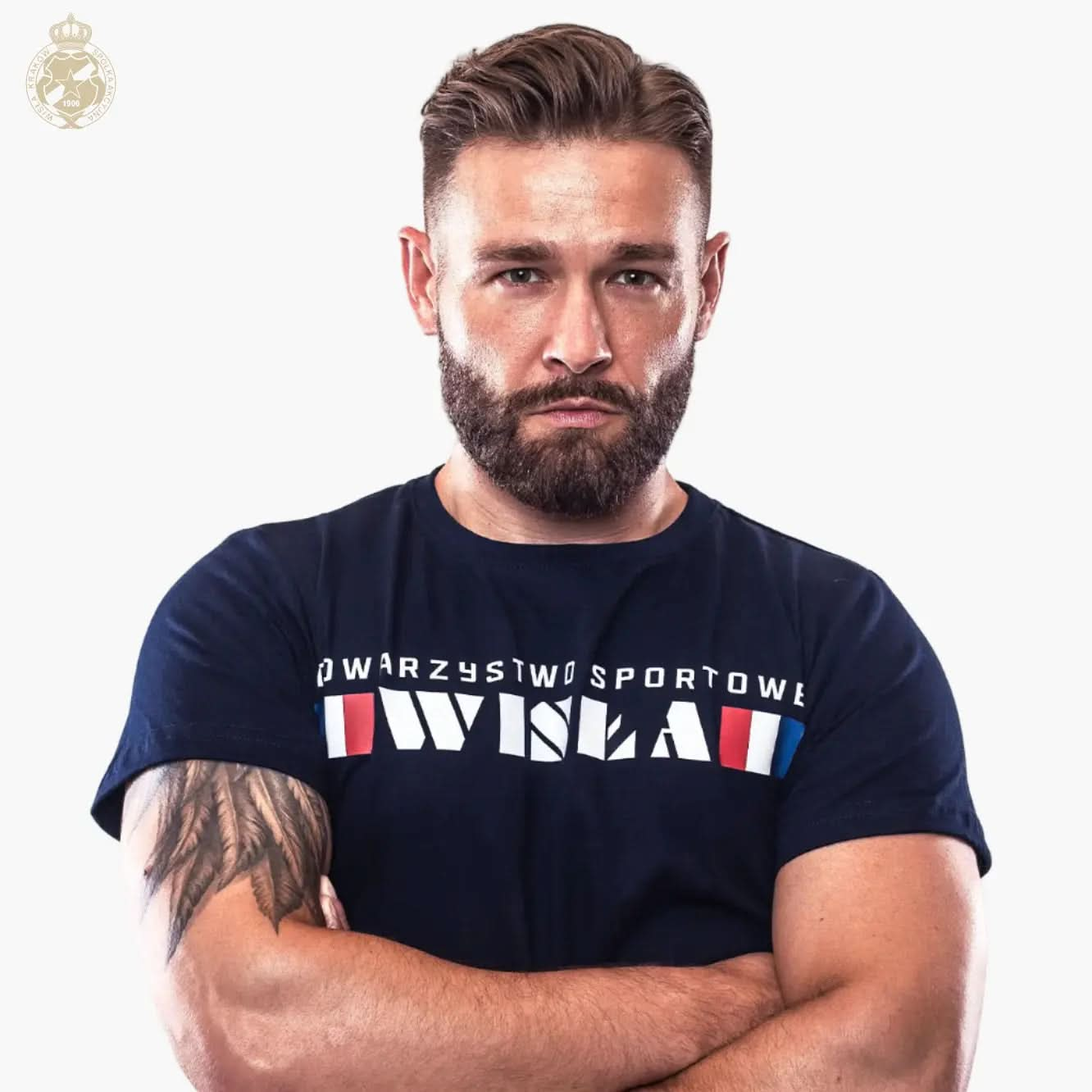 T-shirt TS - granatowy Official FanShop - TS Wisła Kraków SA