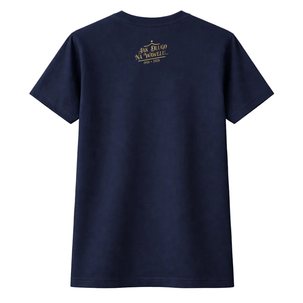 T-shirt Herb 120 - granatowy - Wisła Kraków® Official Platform