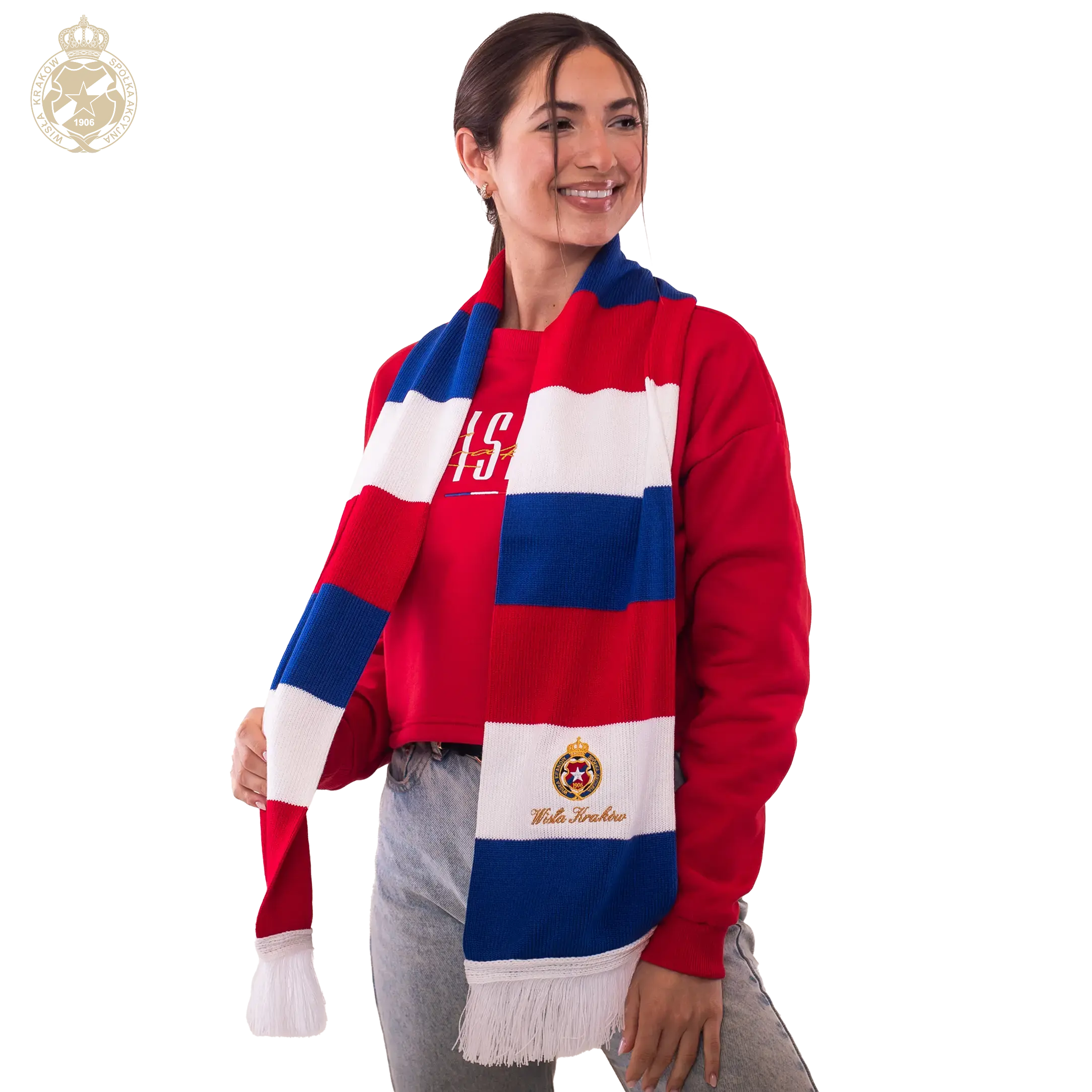 Szalik Trzy kolory TS Wisła Kraków SA