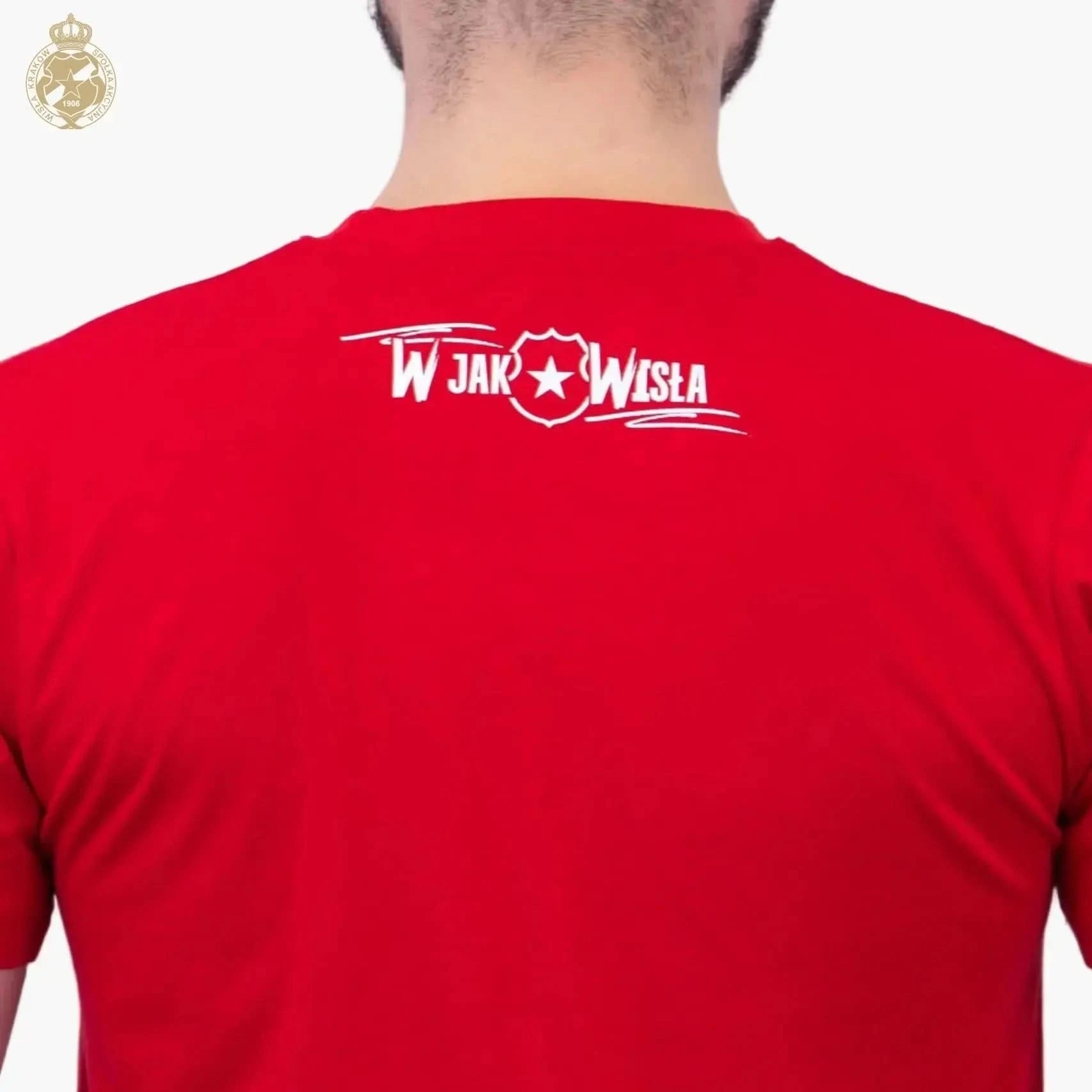 T-shirt W jak Wisła - czerwony Official FanShop - TS Wisła Kraków SA