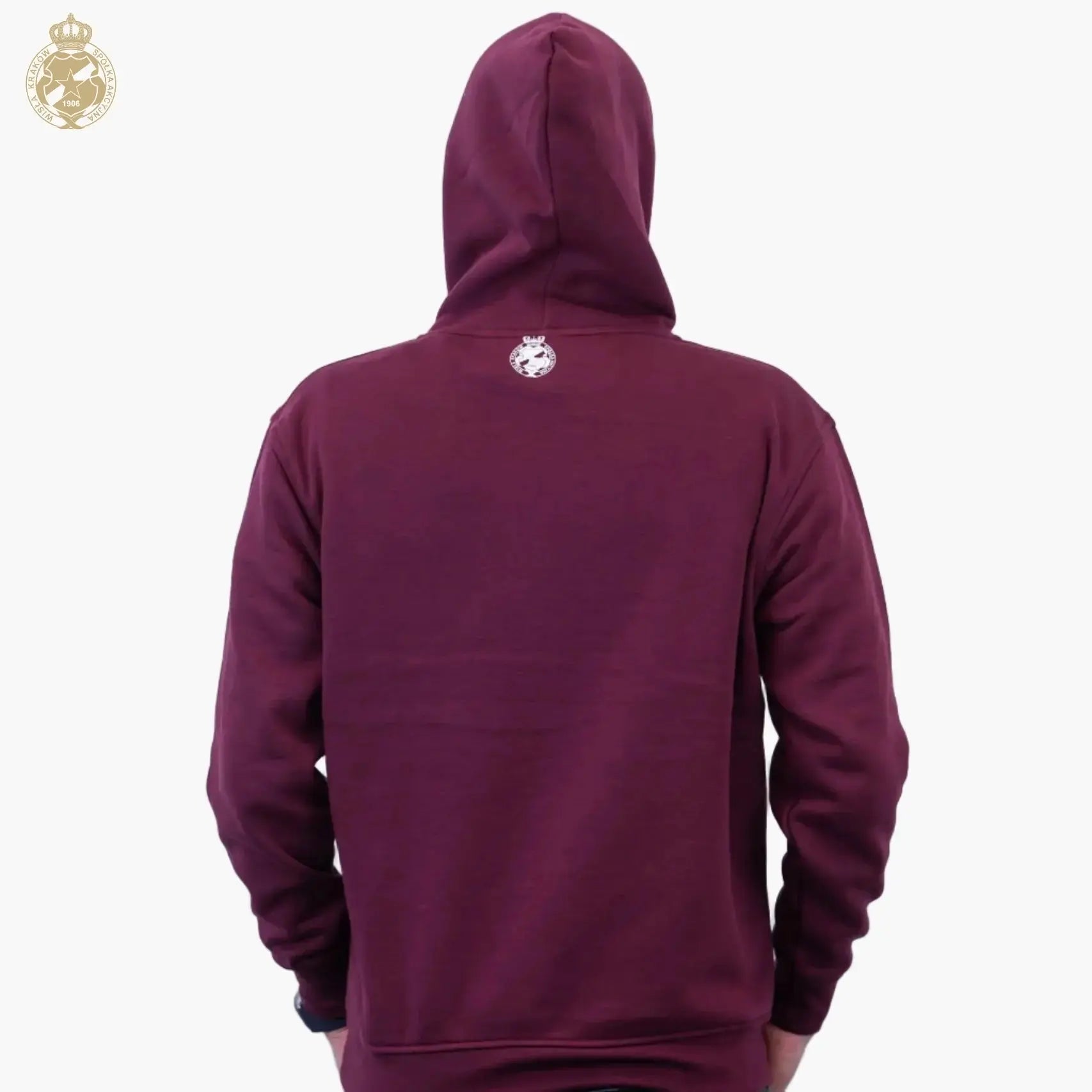 Bluza z kapturem TS- bordowa Official FanShop - TS Wisła Kraków SA