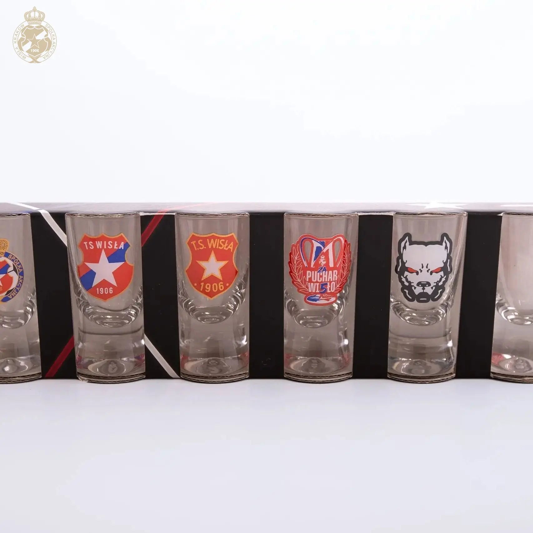 Komplet kieliszków Official FanShop - TS Wisła Kraków SA