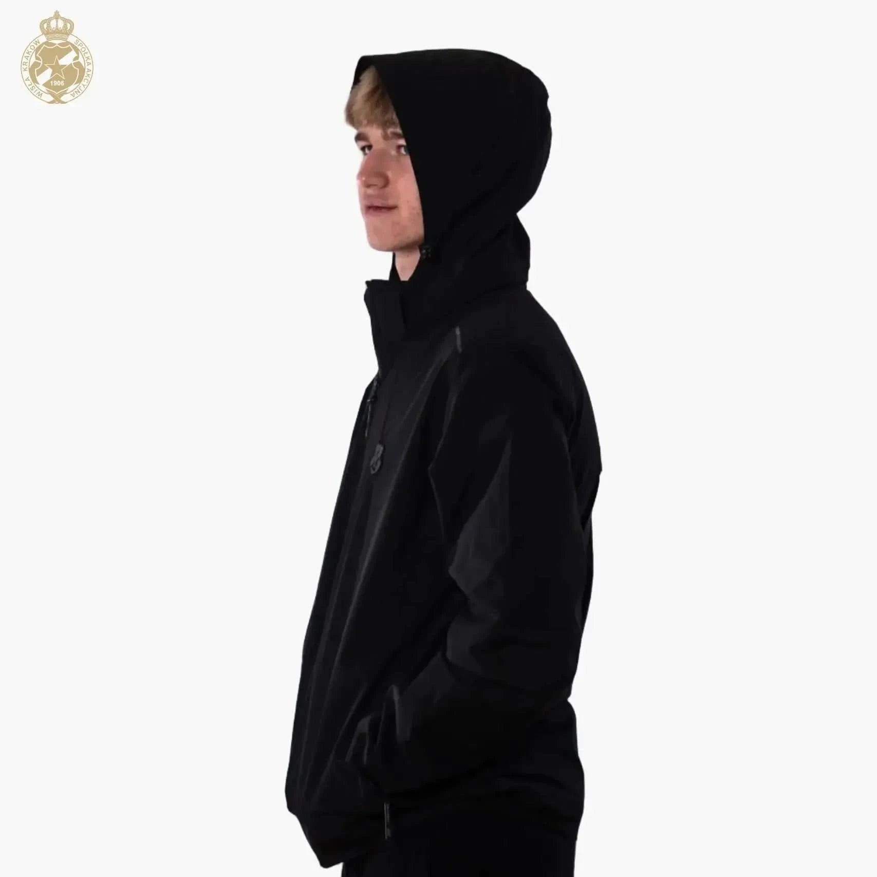 Kurtka PRO-TECH Herb TS - czarna Official FanShop - TS Wisła Kraków SA