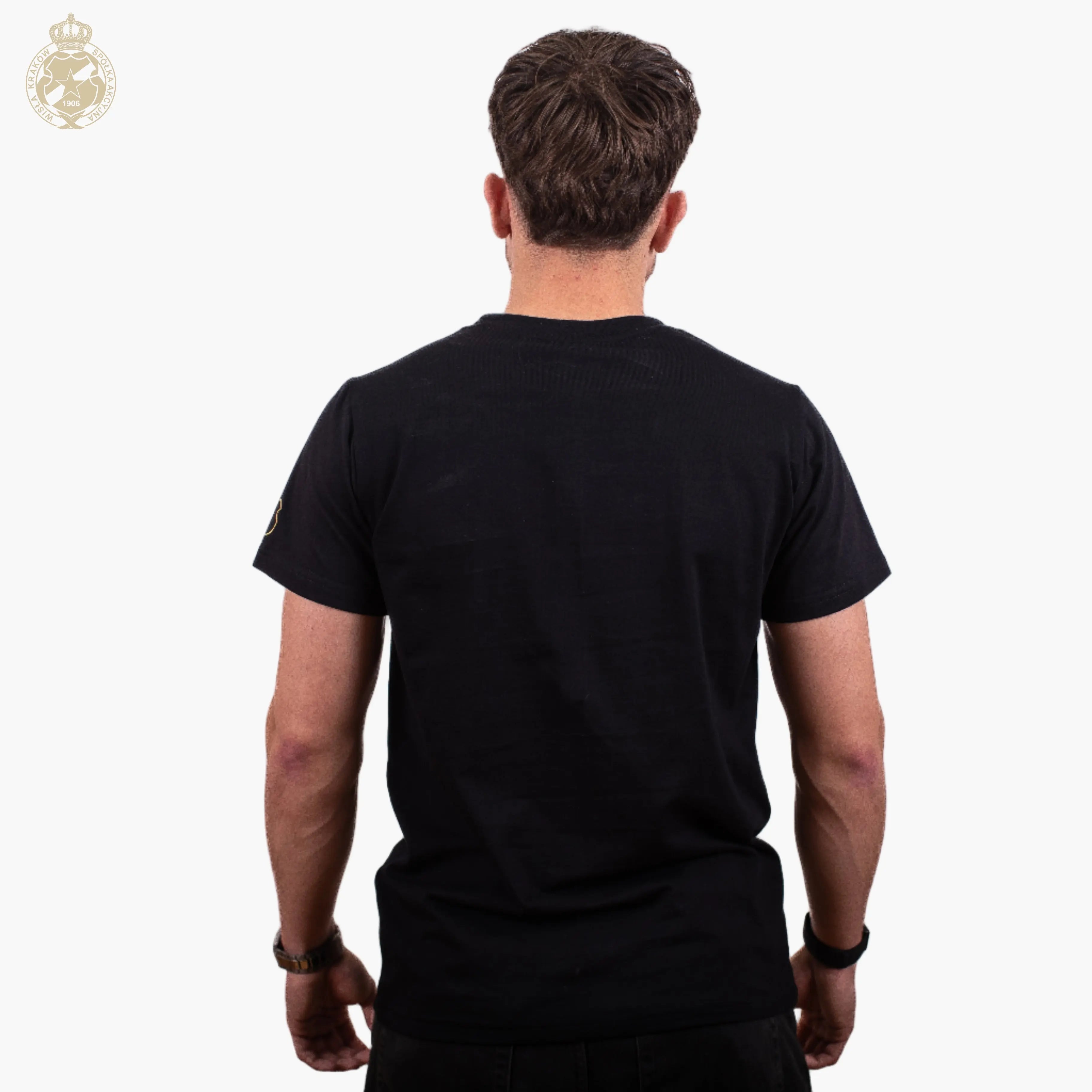 T-shirt 1906 Haft - czarny Official FanShop - TS Wisła Kraków SA