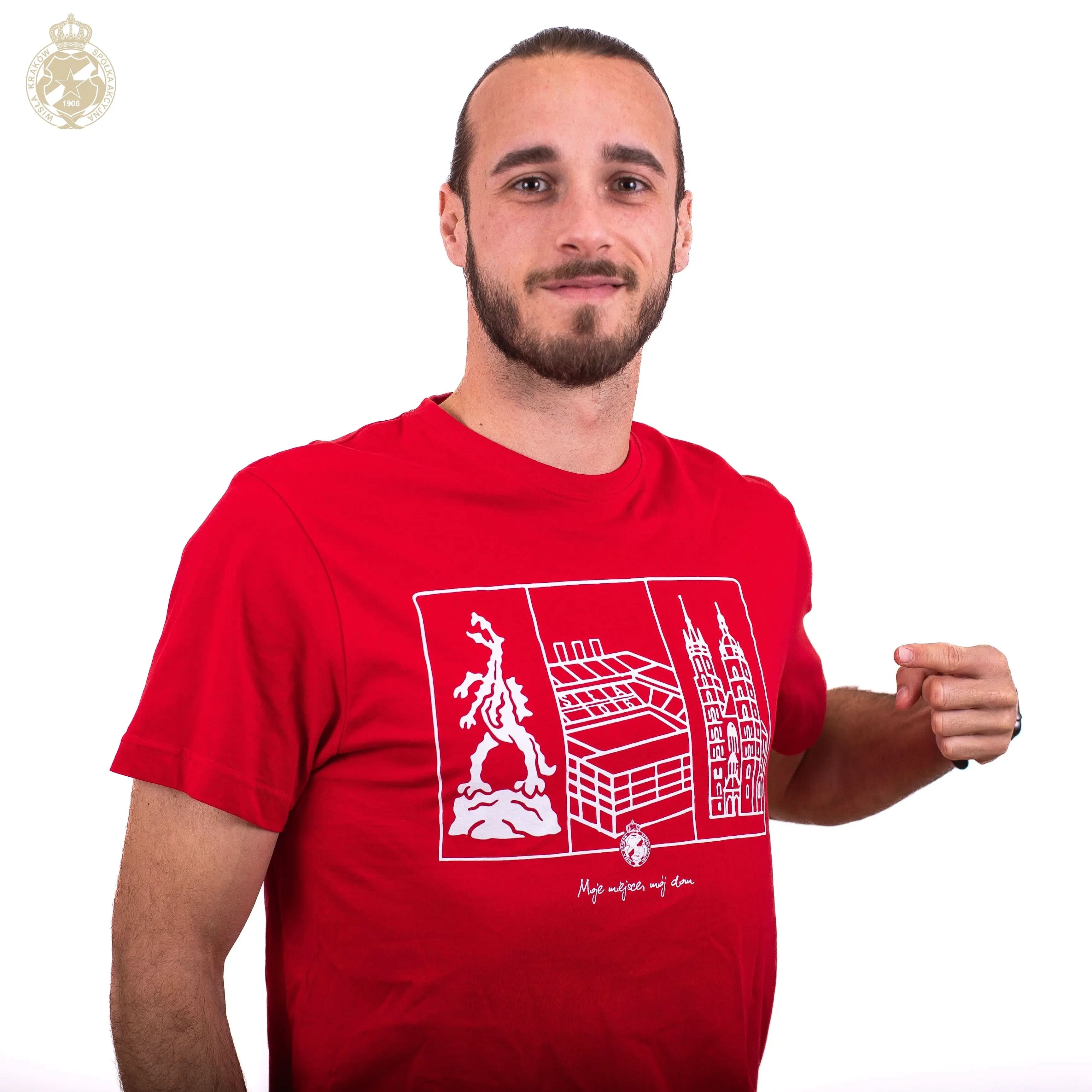 T-shirt Moje Miejsce Mój dom Official FanShop - TS Wisła Kraków SA