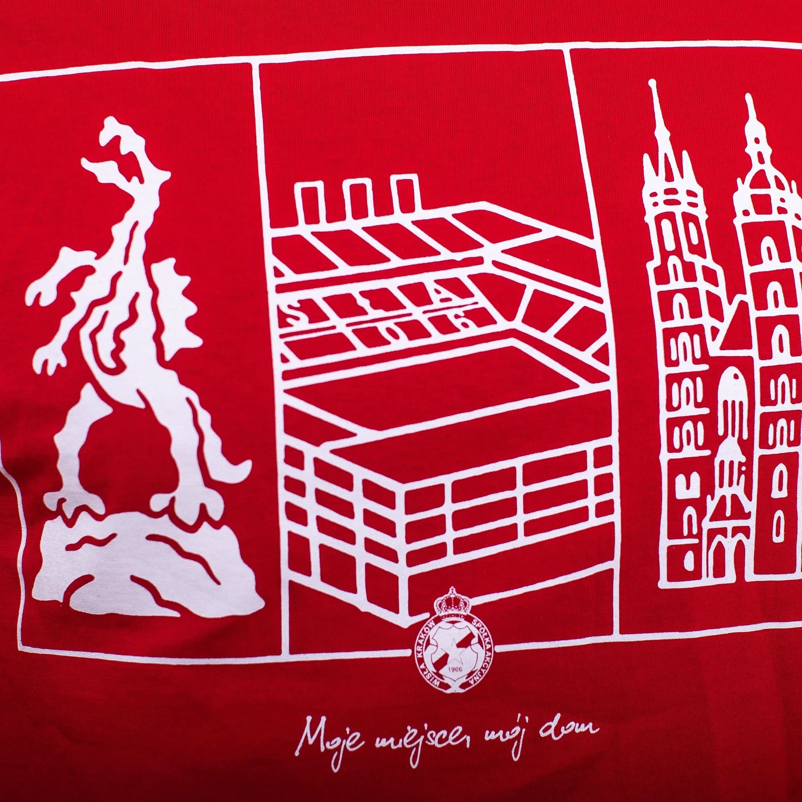 T-shirt Moje Miejsce Mój dom Official FanShop - TS Wisła Kraków SA