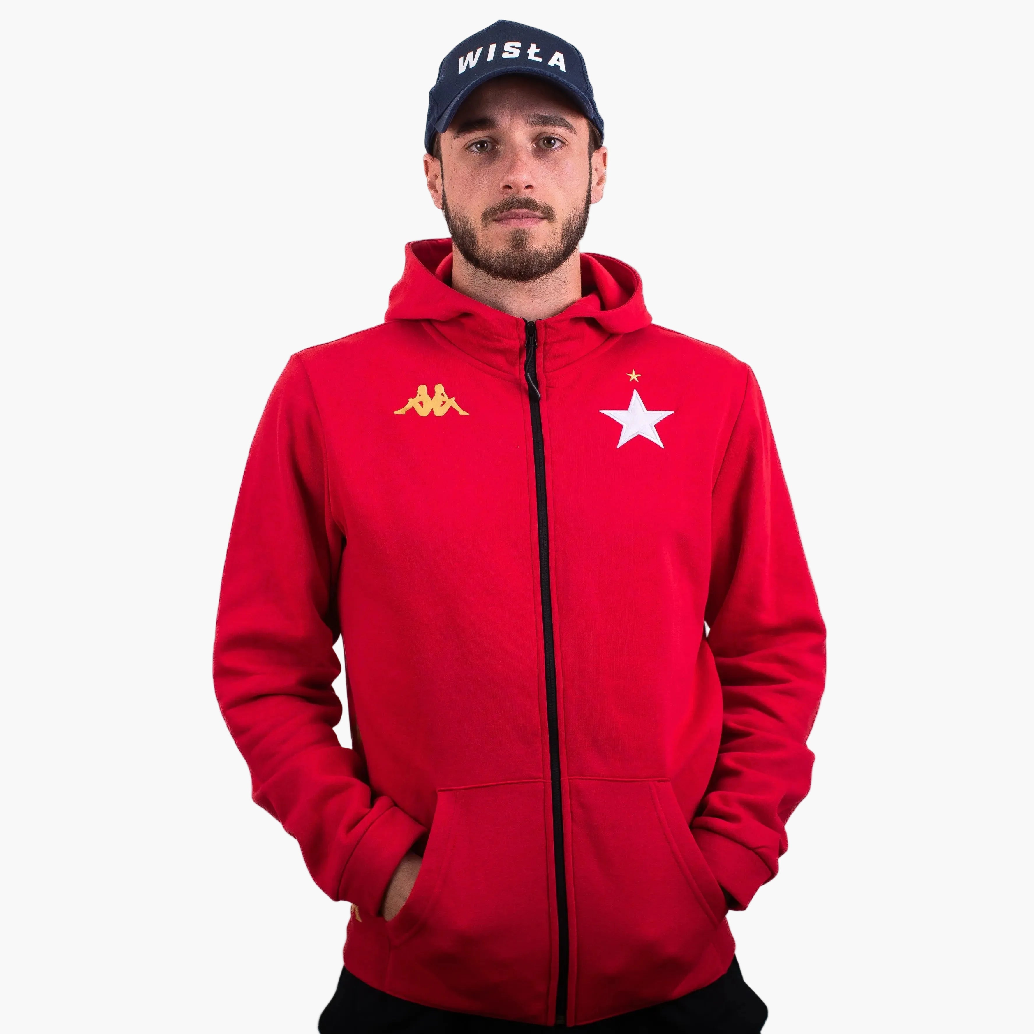 Kappa bluza treningowa GIORDIZI - czerwona Kappa