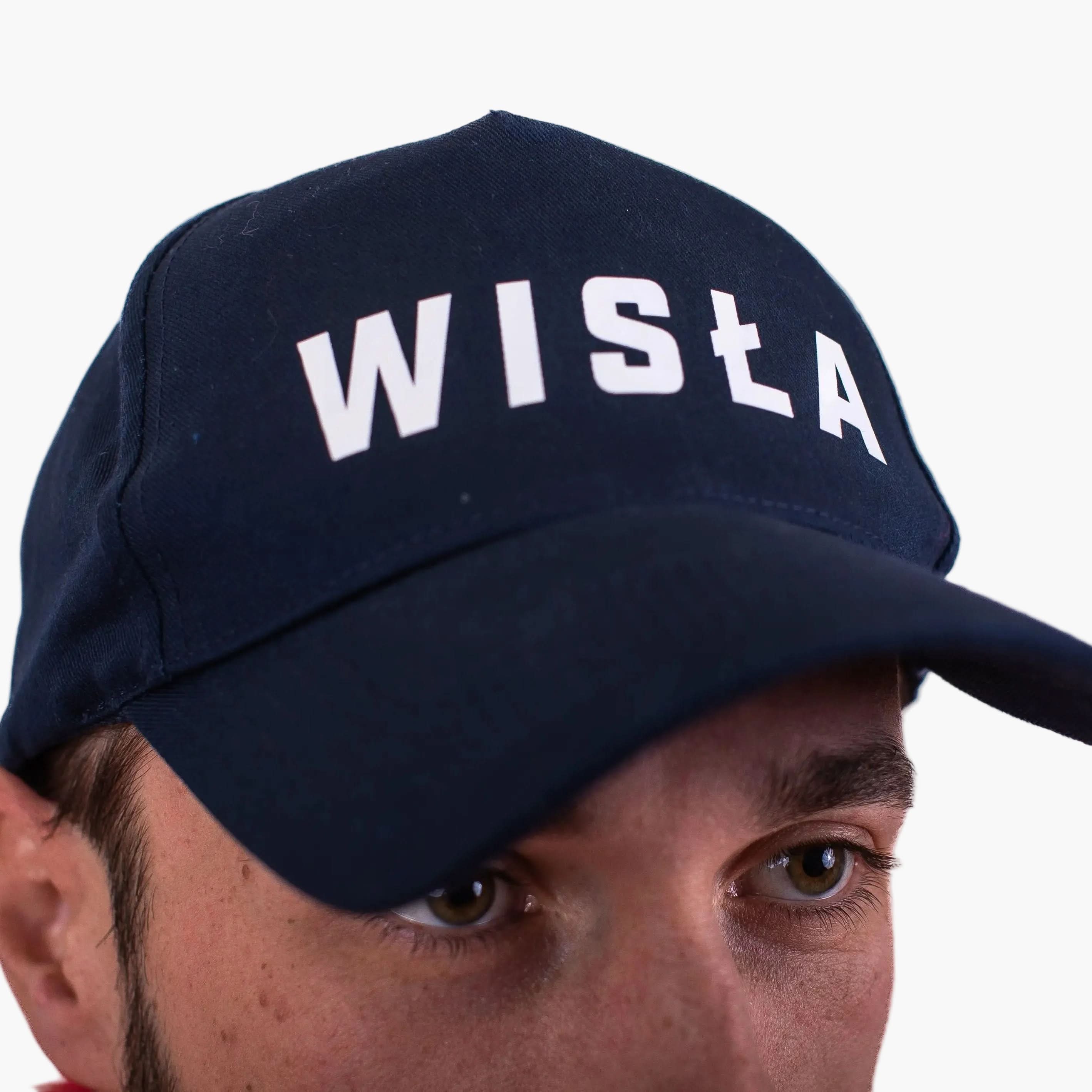 Kappa czapeczka z daszkiem BAPOV - granatowa TS Wisła Kraków SA